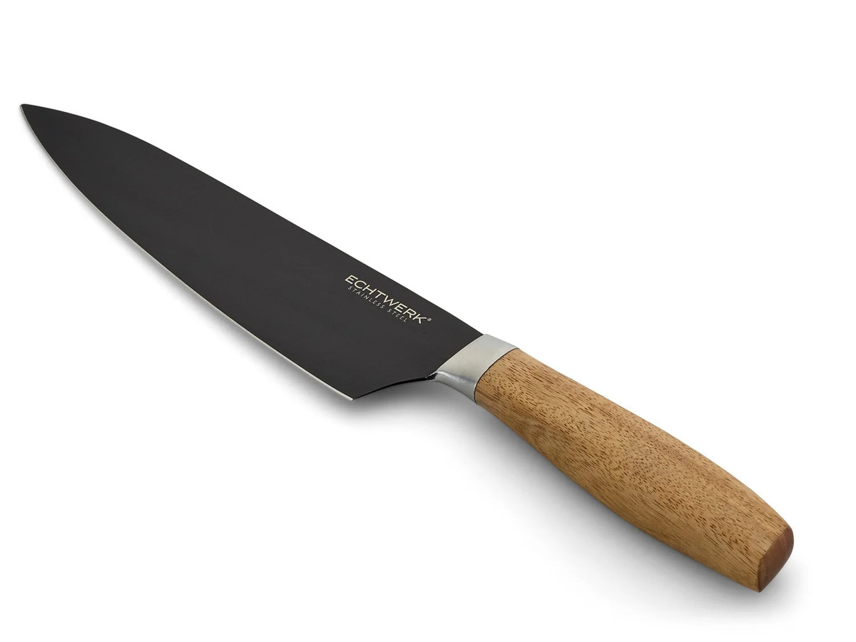 ECHTWERK Küchenmesser Classic Black Edition Kochmesser aus Edelstahl und Holz in Schwarz - Bild 3