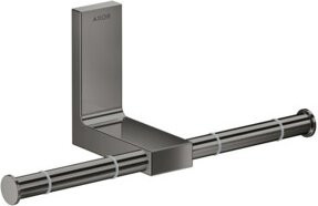 Hansgrohe Axor Uni Rectangular Doppelarmatur für die Wandmontage in Polished Black Chrome - Bild 1