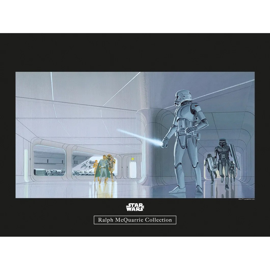 Komar Wandbild Star Wars Hallway Paper Poster Multicolor B: 40 cm, H: 30 cm - Bild 2