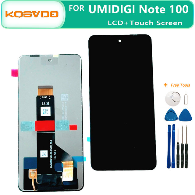 UMIDIGI NOTE 100 LCD und Touch Screen Digitizer Display Ersatzmodul in Schwarz - Bild 1
