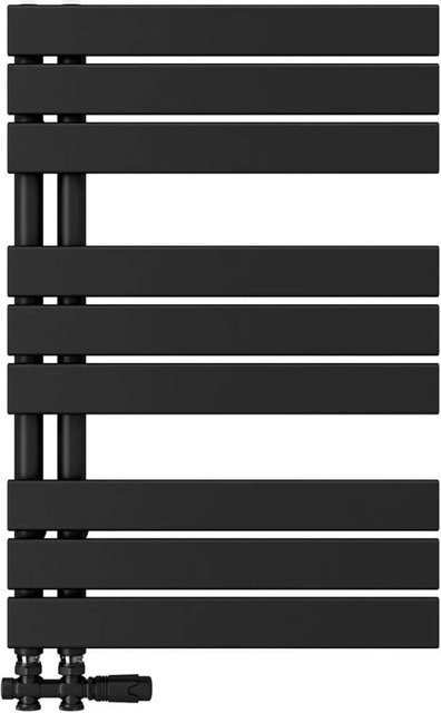 Emke Badheizkörper Handtuchwärmer Schwarz B: 50 cm, H: 76 cm, 397W - Bild 1