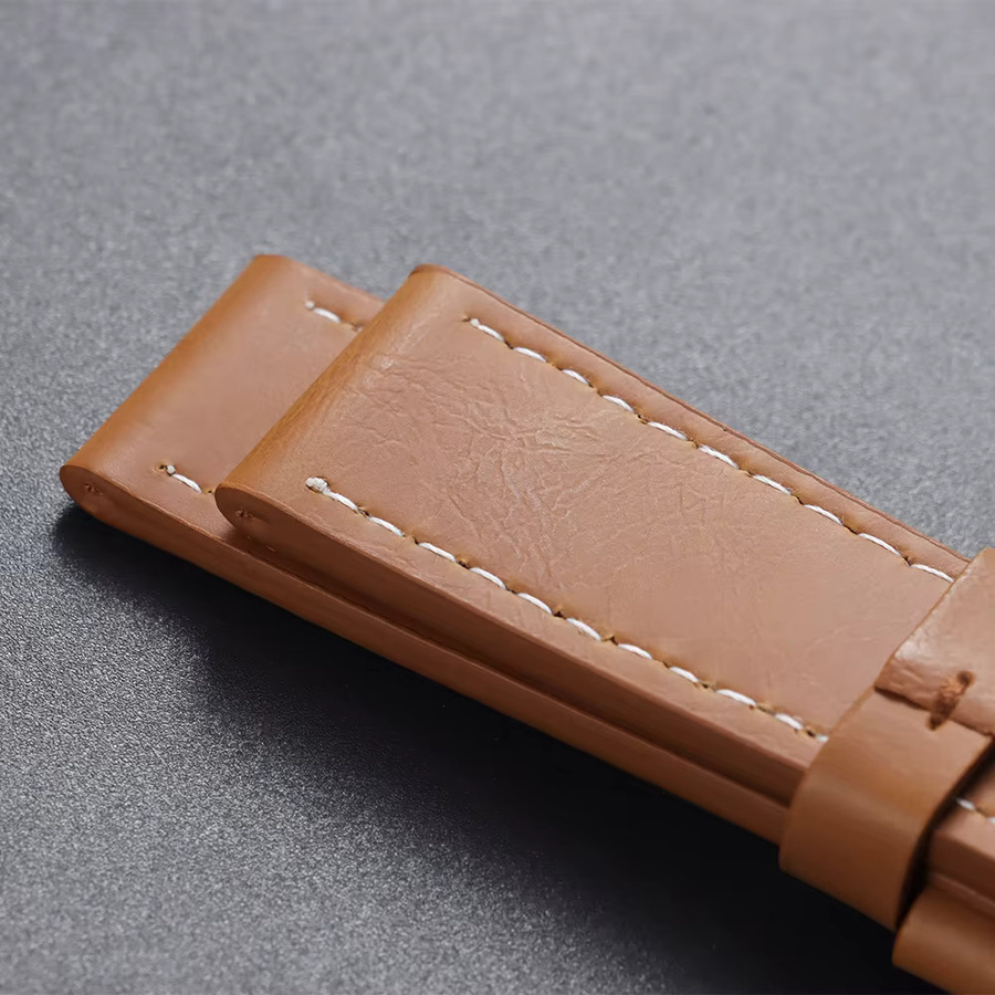 Uhrenarmband Leder, Vintage, Unisex, Dornschließe - Bild 4