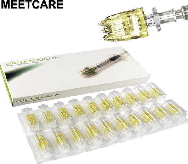 MEETCARE Mesotherapie Patrone, 32G 1,5 mm, 5-Pin Kristall Multi Nadel - Bild 1