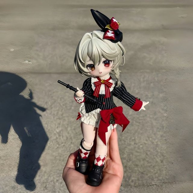 Come4Free BJD-Puppe im Maßstab 1:6 Hasen-Blindbox bewegliche Actionfigur als Sammlerstück und Desktop-Ornament - Bild 1