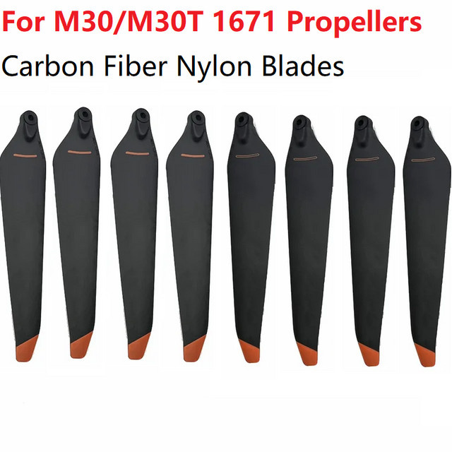 DJI Propeller Set 1671 für Matrice 30/30T Serie aus Kohlefaser-Nylon, Schwarz, 4 CW + 4 CCW - Bild 1