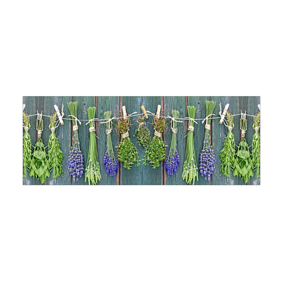 MySpotti Küchenrückwand Profix Cucina Kräuter Provence in Grün-Lila, B: 160 cm, H: 60 cm - Bild 1