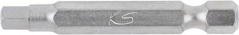 KS Tools Sechskant-Bit Innensechskant 2,5 mm mit 1/4 Zoll Antrieb, 50 mm Länge, Silber - Bild 1