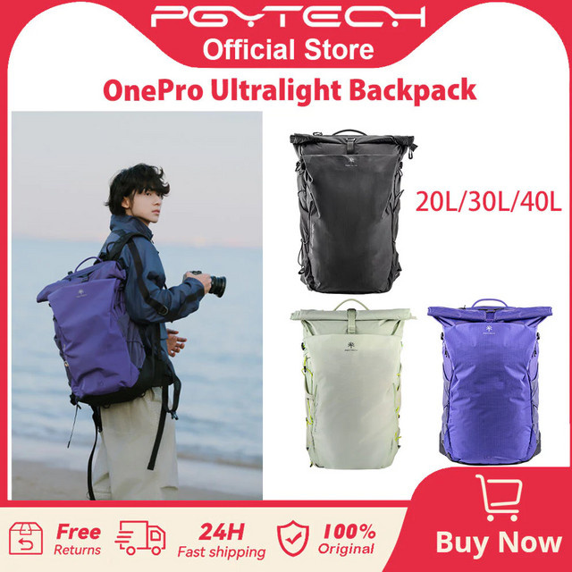 PGYTECH OnePro Ultraleichter Kamerarucksack in Green, Erweiterbare Kameratasche für Fotografen und Outdoor-Reisen mit Regenschutz - Bild 1