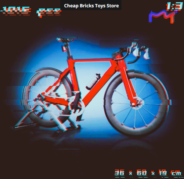 Moc Rennrad-Modell, Bausteine, 1.015 Teile - Bild 1