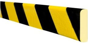 Moravia MORION Rechteck Flächenschutz Prallschutz in Gelb/Schwarz, Breite: 40 mm, Höhe: 11 mm, Länge: 5000 mm - Bild 1