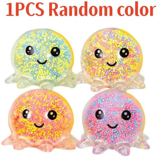 Discover Intime Leuchtender Oktopus Quetschball, Stressball - Bild 1