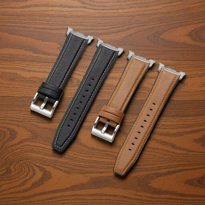 CAOWTAN Uhrenarmband Leder, brown, Unisex - Bild 2