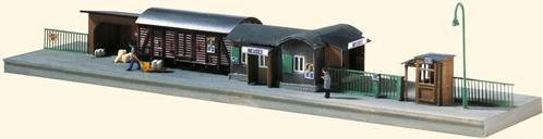 PIKO N Behelfsbahnstation aus Kunststoff - Bild 1