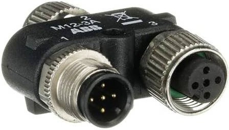 ABB 2TLA020055R0000 Sensor-Aktor-Steckverbinder Buchse in Schwarz - Bild 1