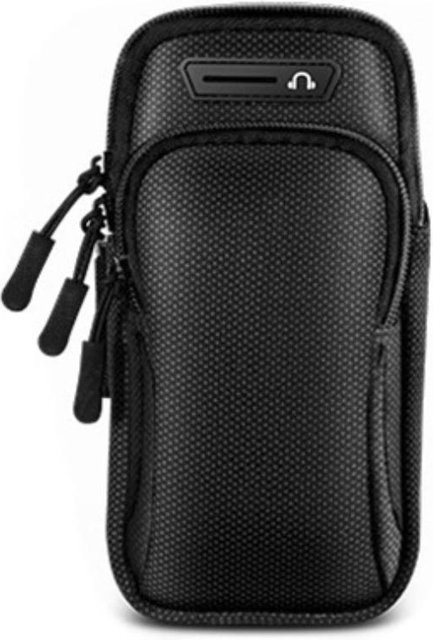 NATAWA Sport-Armtasche Schwarz Unisex wasserdichte Handy-Armband für Outdoor-Fitness und Laufen - Bild 1