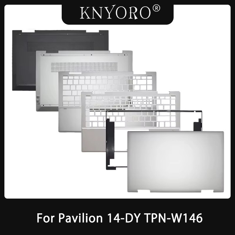 HP Pavilion 14-DY TPN-W146 M44998-001 Gehäuse-Set inklusive LCD-Abdeckung, Palmrest und Unterseite in Silber - Bild 1
