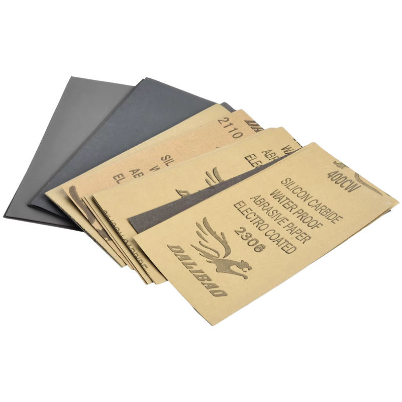 30 Stück Nass-Trocken-Schleifpapier Set aus Siliziumkarbid in Grau für Auto Polieren und Handarbeit - Bild 3