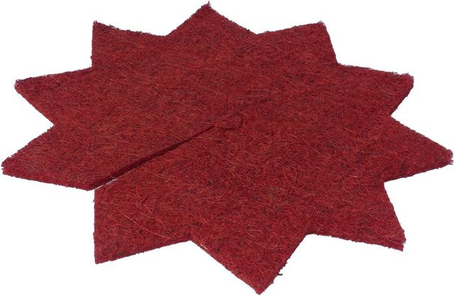Proflora Mulchscheibe Stern Rot Durchmesser: 45 cm - Bild 1