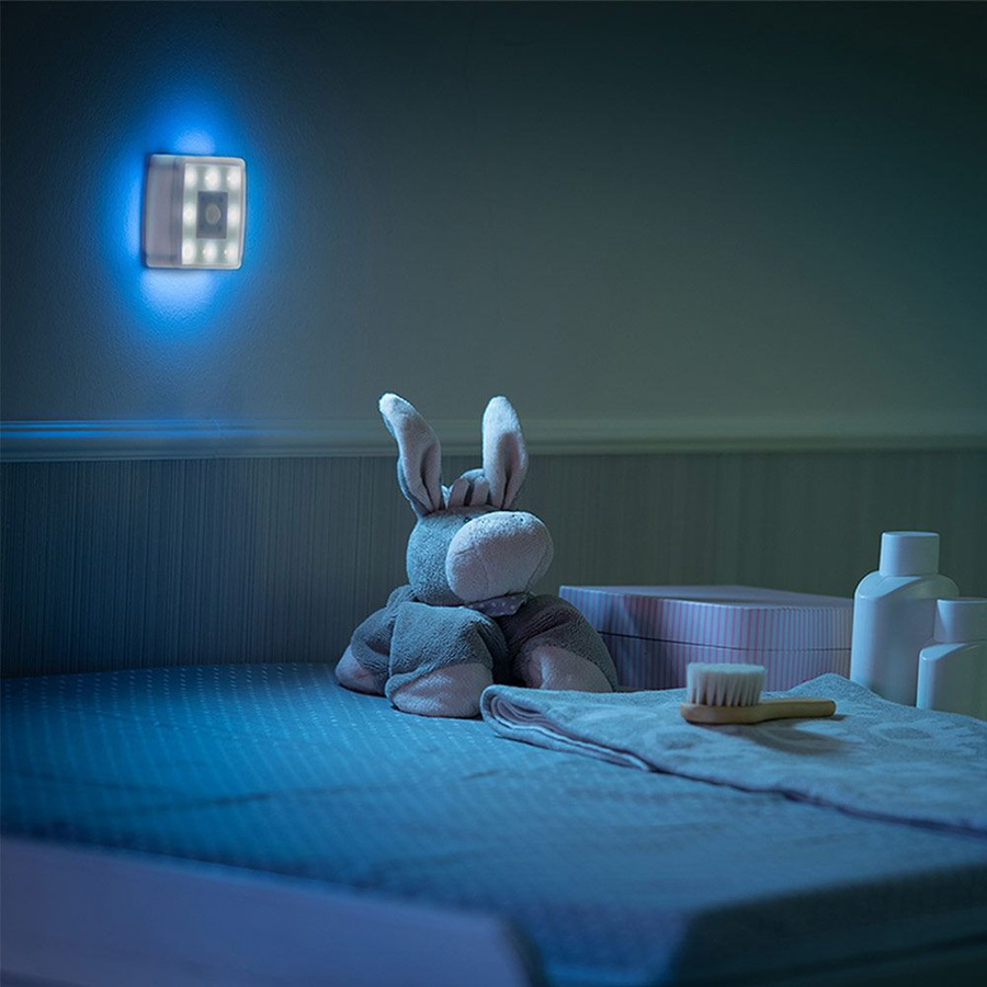 Reer NightGuide Wickel- & Still-Licht mit Bewegungsmelder und Dämmerungssensor in Weiß - Bild 2