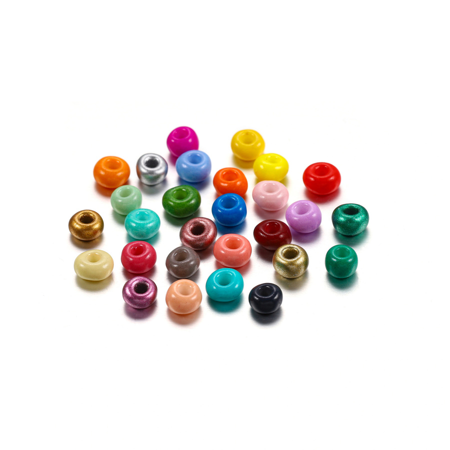 St.kunkka Glasperlen Rocailles, 3/4mm, rund, tschechische Charms - Bild 1