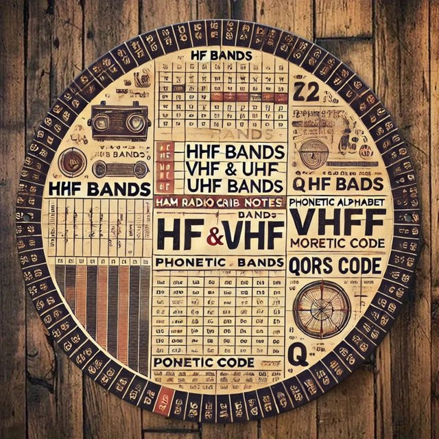 HELLOYOUNG Metallschild im Vintage-Stil mit Morsecode-Design, rund, Mehrfarbig, Durchmesser: 20 cm - Bild 1