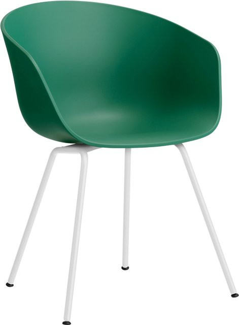 HAY About A Chair AAC 26 mit Armlehnen in Grün aus Polypropylen und Stahl - Bild 1