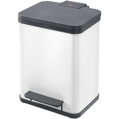 Hailo Tret-Abfallsammler Öko uno plus M, 17 l, Schwarz, mit Soft-Close-Mechanismus und herausnehmbarem Inneneimer, Stahlblech und Kunststoff, B/T/H: 34,0 x 32,0 x 43,0 cm - Bild 4