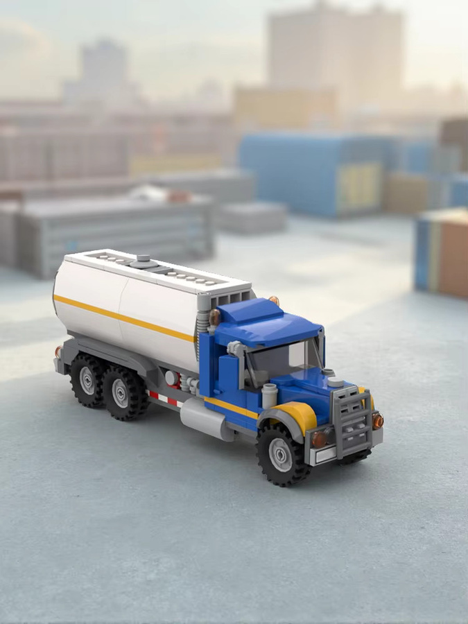 MOCBUILDING Chemikalien-LKW-Modell, Bausteine, 257 Teile - Bild 2