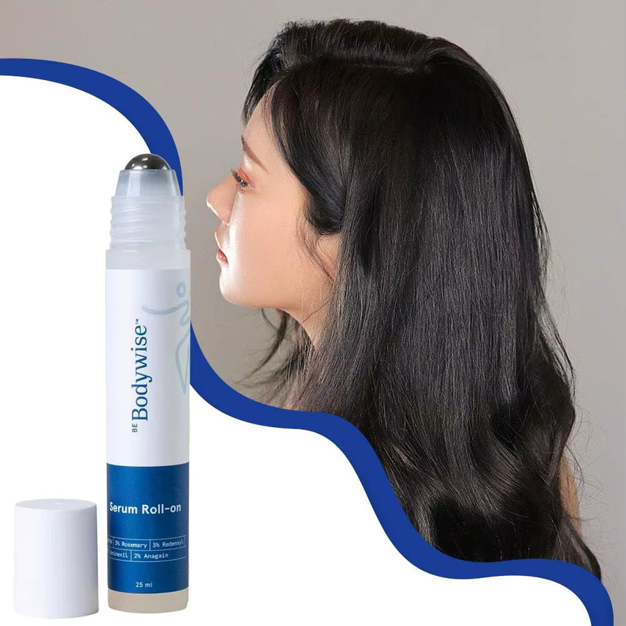 Be Bodywise Serum Roll-on Haarwuchs-Kopfhautbehandlung, 25 ml, Damen, Rosmarin, Anagain, Redensyl - Bild 2