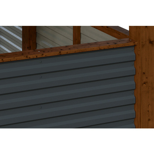 Skanholz Doppelcarport Friesland Set 13 mit Rück- und Seitenwand, Breite: 557 cm, Tiefe: 555 cm, Farbe: Nussbaum Braun - Bild 5