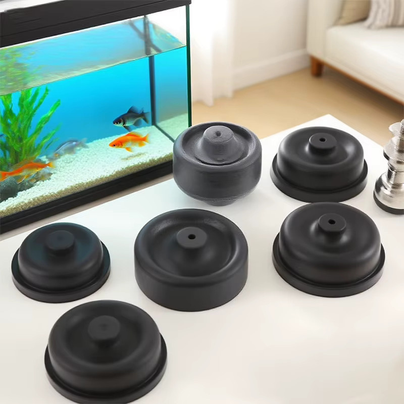 Schwarzes Gummi-Ersatzteil für Sauerstoffpumpen in Aquarium und Landwirtschaft - Bild 3