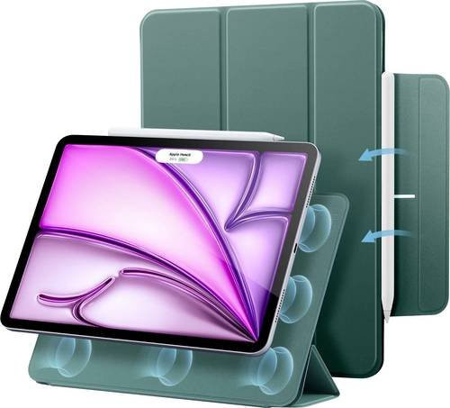 ESR Rebound Tablet-Cover für Apple iPad Air 13 und iPad Pro 12.9 in Satin Grün - Bild 1