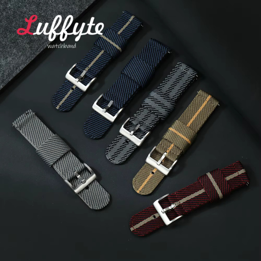 luffyte Uhrenarmband Nylon, 20 mm, 22 mm, Herren und Damen - Bild 1