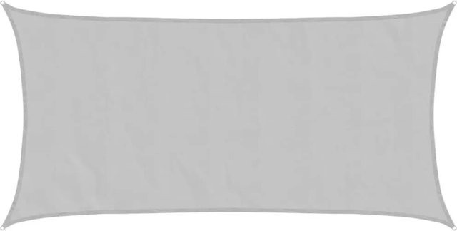 Furnicato Sonnensegel rechteckig aus Polyester-Oxford in Hellgrau, Breite: 7 m, Tiefe: 4 m - Bild 1