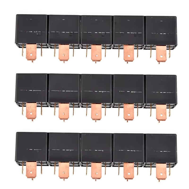JINHF Wasserdichtes Hochleistungsrelais JD1912 4Pin 80A 12V/24V Schwarz - Bild 5