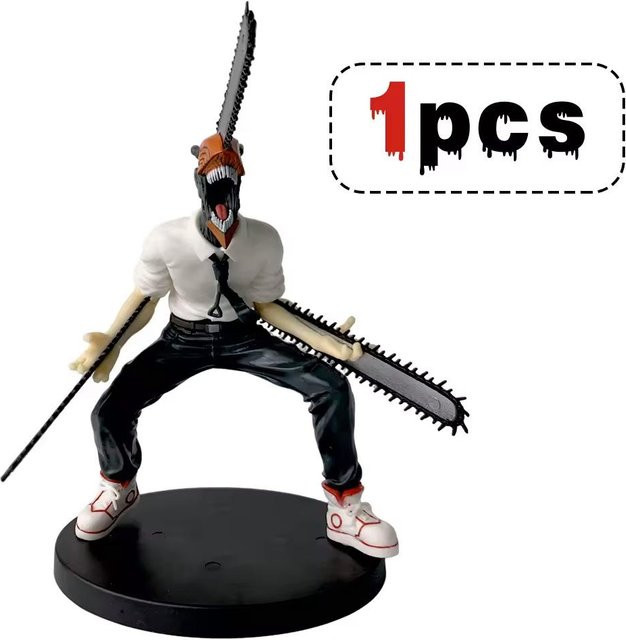 Yiran toy 1 Chainsaw Man Denji Action Figur, ab 14 Jahren - Bild 1