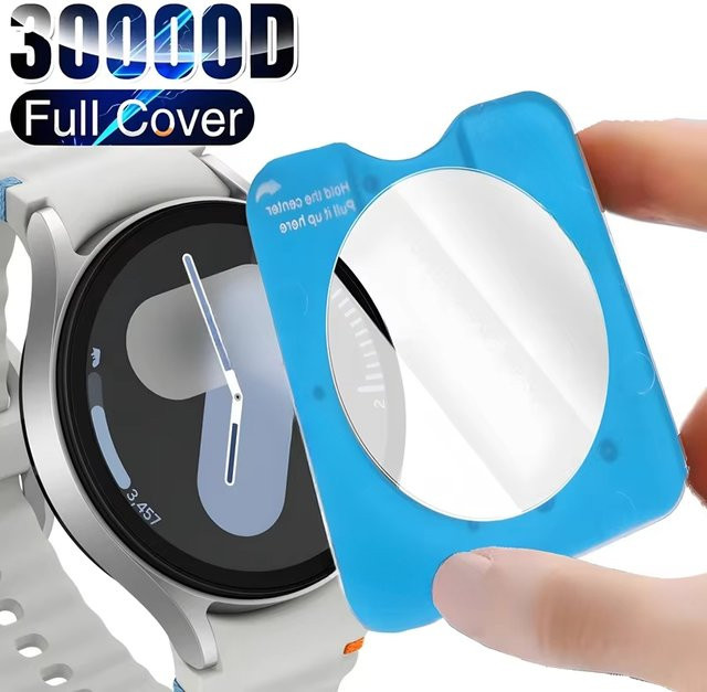 Samsung Displayschutzfolie aus gehärtetem Glas, Galaxy Watch 7, 40 mm, 44 mm, Watch7Ultra 47 mm - Bild 1