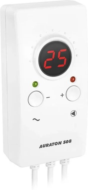 KAISER ELECTRONICS Hydrus S08 Pumpenregelung für Heizkreis und Warmwasser, 20 bis 90 °C, Weiß - Bild 1
