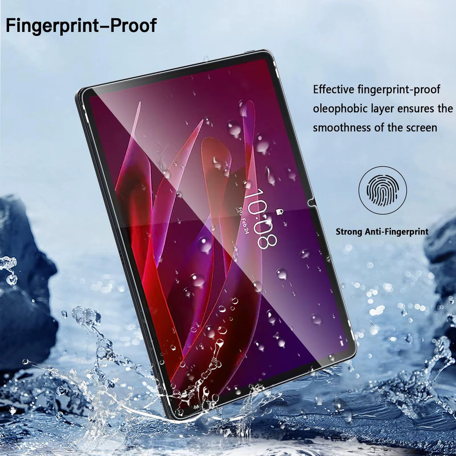 Displayschutzfolie für Lenovo Yoga Tab 11,1 Zoll 2025, transparent, bruchsicher und kratzfest, HD klar und blasenfrei - Bild 3