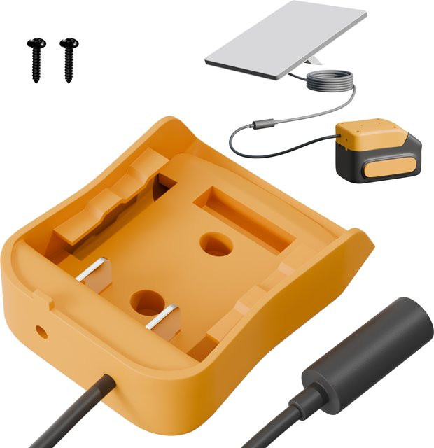 DaierTek Starlink Mini Batterieadapter für 20V Akkus mit DC-Stecker zur tragbaren Stromversorgung - Bild 1