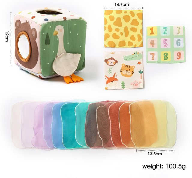 Binchi Fitness Baby Montessori Spielzeug, Stoffbuch, ab 0 Jahre - Bild 1