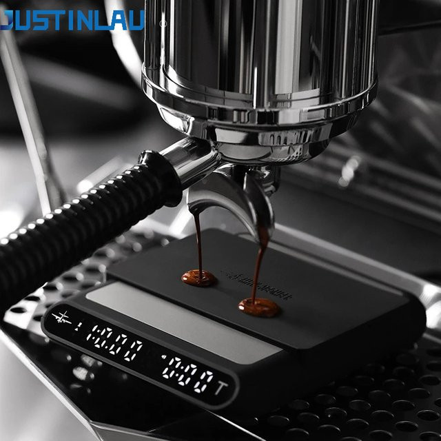 JUSTINLAU Formula Smart Kaffeewaage mit Timer für Pour-Over und Espresso, elektrisch, in Weiß oder Schwarz - Bild 1