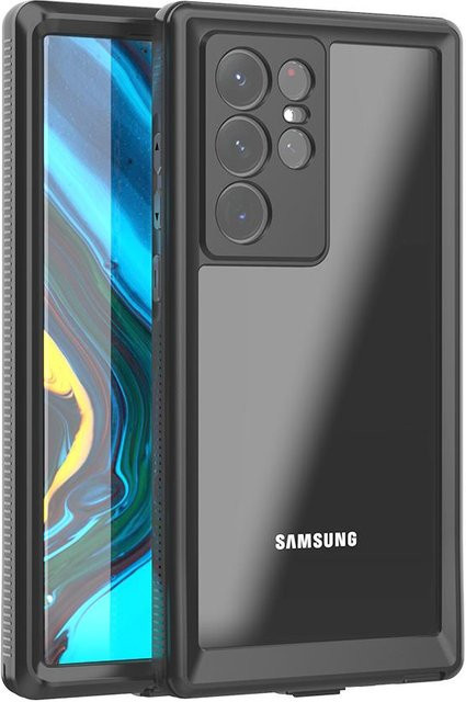 Shellbox Wasserdichtes Aluminium-Gehäuse für Samsung Galaxy A35 5G A55 A54 A53 A52 A34 A25 A15 A14 A14 4G 5G Schwarz - Bild 1