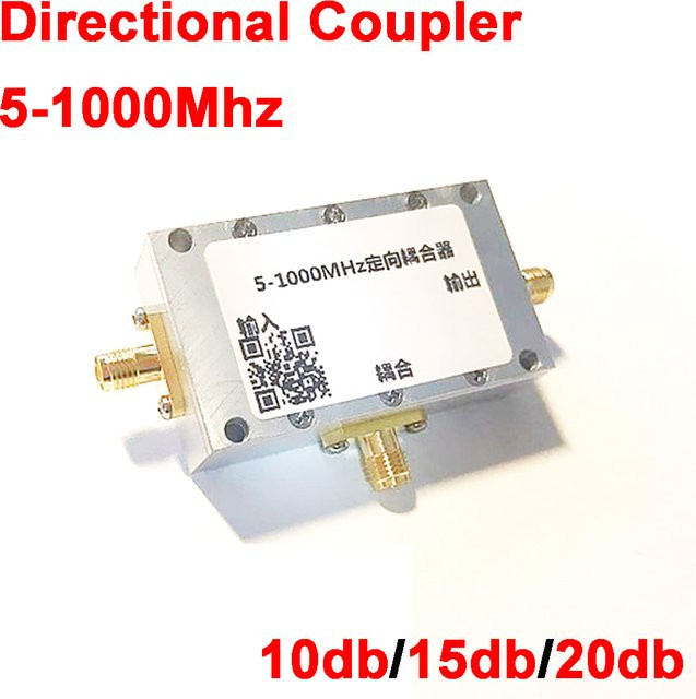 Dykbcells HF-Richtkoppler für Mikrowellensysteme und Funkverstärker, 5-1000MHz, Farbe: Silber - Bild 1