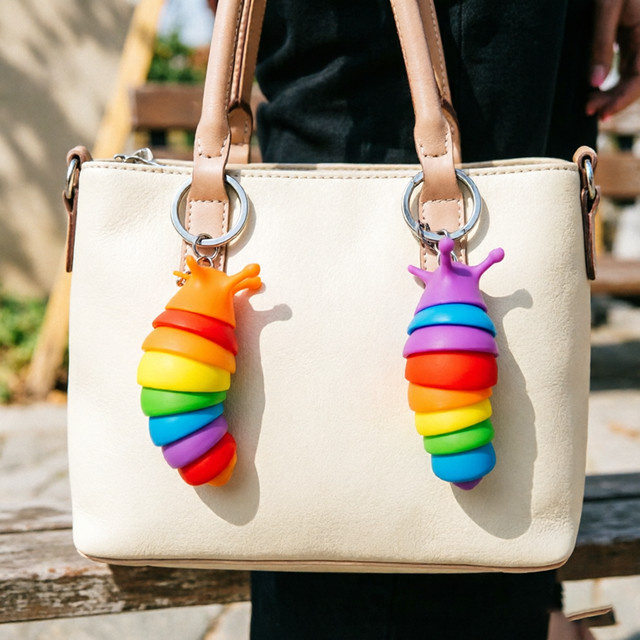 diffone Schlüsselanhänger Raupenhai, Bunt, Unisex - Bild 1