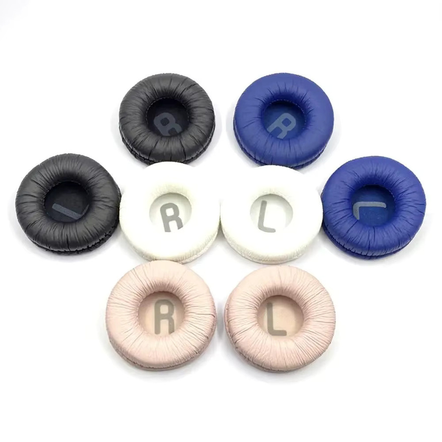 JBL Ersatz-Ohrpolster aus weichem Schaumstoff für Tune 600 T450 T450BT T500BT JR300BT, 1 Paar, Schwarz/Mehrfarbig, Durchmesser: 70 mm - Bild 3