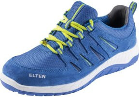 Elten Sicherheitshalbschuh Maddox Blue Low ESD S1P aus Leder, Farbe: Blau/Grau, Größe: 45 - Bild 3