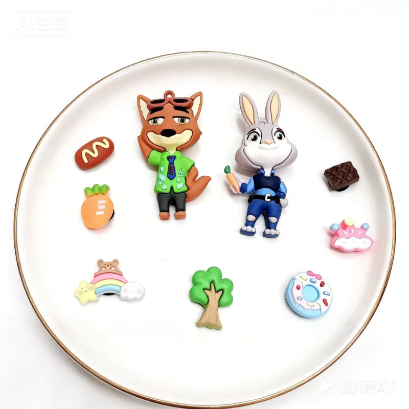 MESUCA Disney Zootopia Schuh Charms für Clogs, 9 Teile - Bild 4