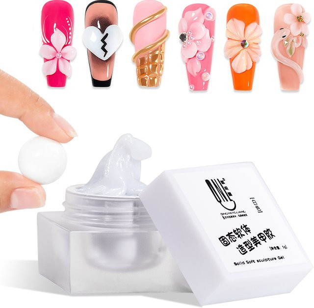 RSNAIL Gel-Nagellack, klares Weiß, 5 g - Bild 1