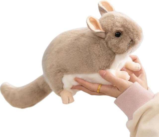 Chinchillas Maus Stofftier Spielzeug, grau, 40cm, ab 14 Jahren - Bild 1